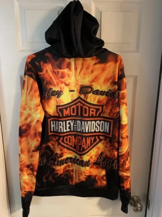 (NEW) HARLEY-DAVIDSON MENS HOODIE - Picture 3 of 4